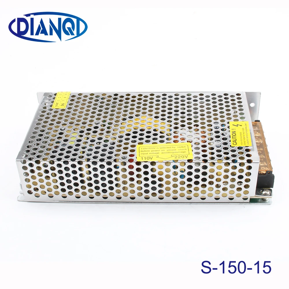 

power suply 150w 15V 10A ac to dc power supply unit ac dc converter high quality S-150-15