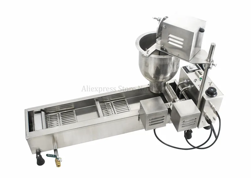 Автоматическая машина для пончиков из нержавеющей стали, маленькое коммерческое оборудование для производства пончиков 220 V/110 V 3000W 3 формы