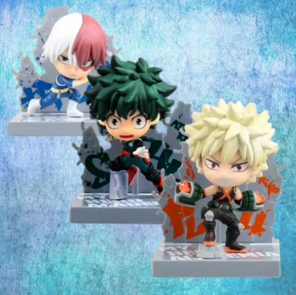 С героями из мультфильма Мой герой Boku без Hero Академия Кюн Чара шото Lzuku Midoriya Katsuki