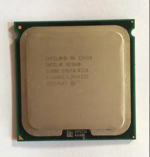 Процессор XEON E5430 2,66 ГГц/LGA771/L2 кэш 12 МБ/четырехъядерный/FSB 1333 МГц/45 нм/процессор близкий к q9650 работа на материнской плате 775 сокета