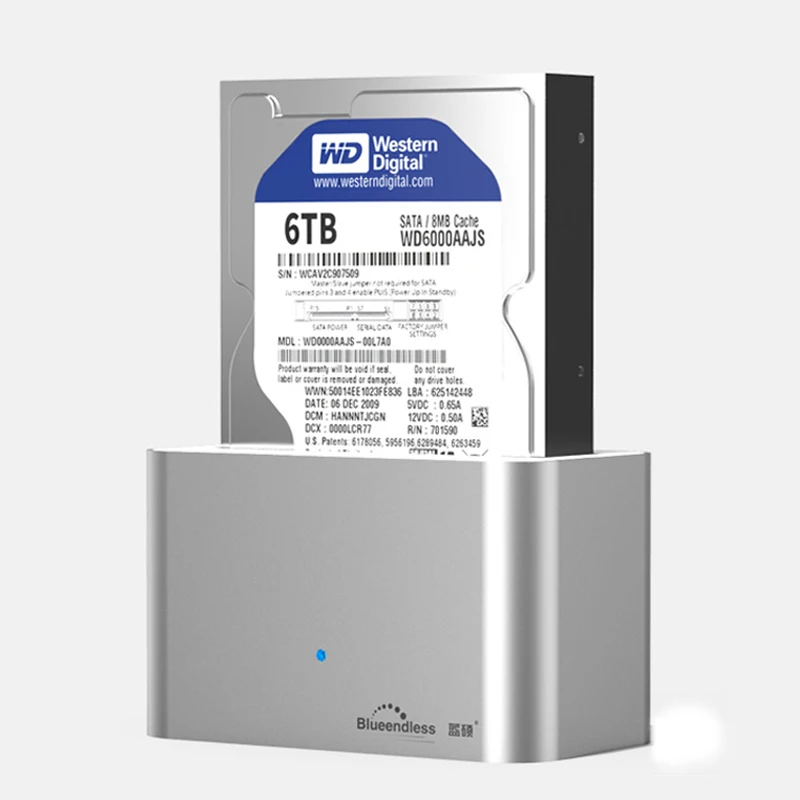 Корпус для жесткого диска 1 bay 2 шт. usb 3 0 алюминиевый корпус 5 дюйма внешний