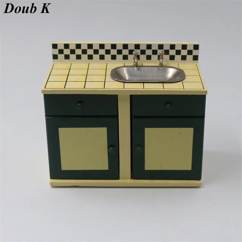 Dodb K 1:12 деревянный кукольный домик мебель игрушка для кукол имитация зеленая