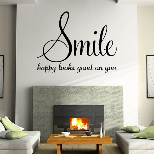 home decoration vinyl family words living room wall decals quotes