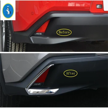 

Yimaautotrims Auto Accessory Tail Rear Fog Lights Lamp Eyelid Eyebrow Strip Cover Trim ABS Fit For Lexus UX 200 250H 2019 2020