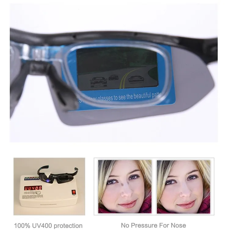Поляризационные Солнцезащитные очки для женщин 3 компл. Сменные Оптические стёкла для езды на велосипеде Рыбалка Бег вождения Gafas Óculos De Sol очки