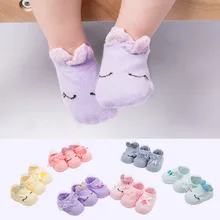 3 пары Противоскользящих носков для маленьких девочек; носки для новорожденных; сезон лето-осень короткие носки нескользящие носки Calcetines Rayas Baby Sokken