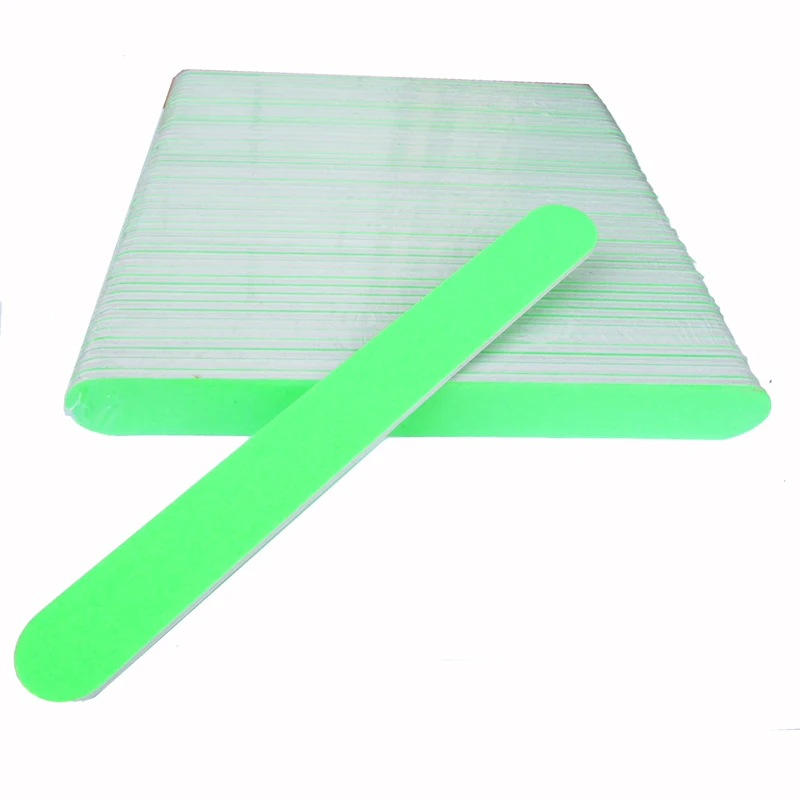 

50X Fluorescent Nail File Gel Nail Polish Sanding Block Professional Esponja Buffer 100/180 Glass DIY Ongle Manicure Accessoires