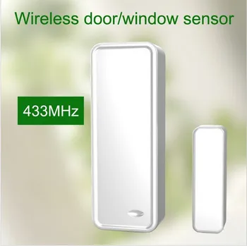 

433MHZ 1527 code 20pcs/lot Wireless door windows detecto sensor work with gsm wifi 3g wifi home alarm system Alarm detector