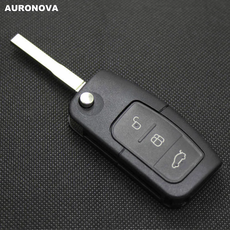 Чехол для ключей AURONOVA откидной складной чехол Ford Focus HU101 Blade 3 кнопки Оригинальный |