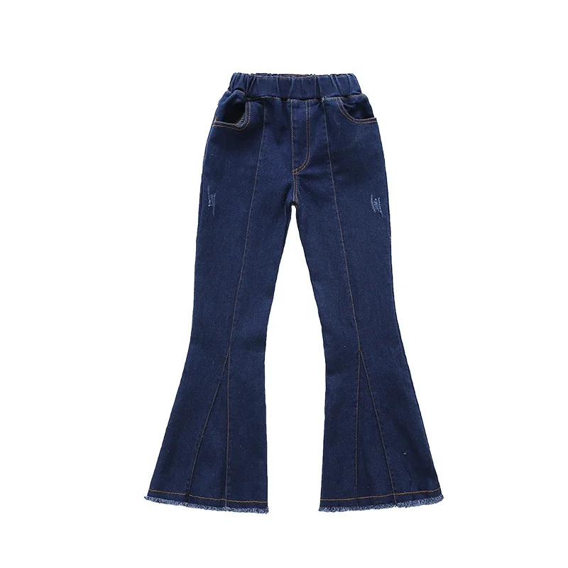 Fashion Girls Denim Bell bottoms Jeans 