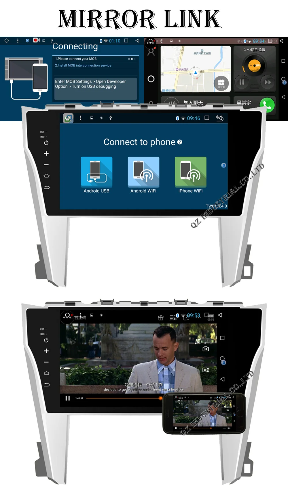 Discount QZ industrial HD 10.2" Android 8.1 T3 Car DVD for Toyota Camry 55 2015 with 3G 4G WIFI GPS BT Navigation stereoSWC Radio RDS Map 10 Discount QZ industrial HD 10.2" Android 8.1 T3 Car DVD for Toyota Camry 55 2015 with 3G 4G WIFI GPS BT Navigation stereoSWC Radio RDS Map 10