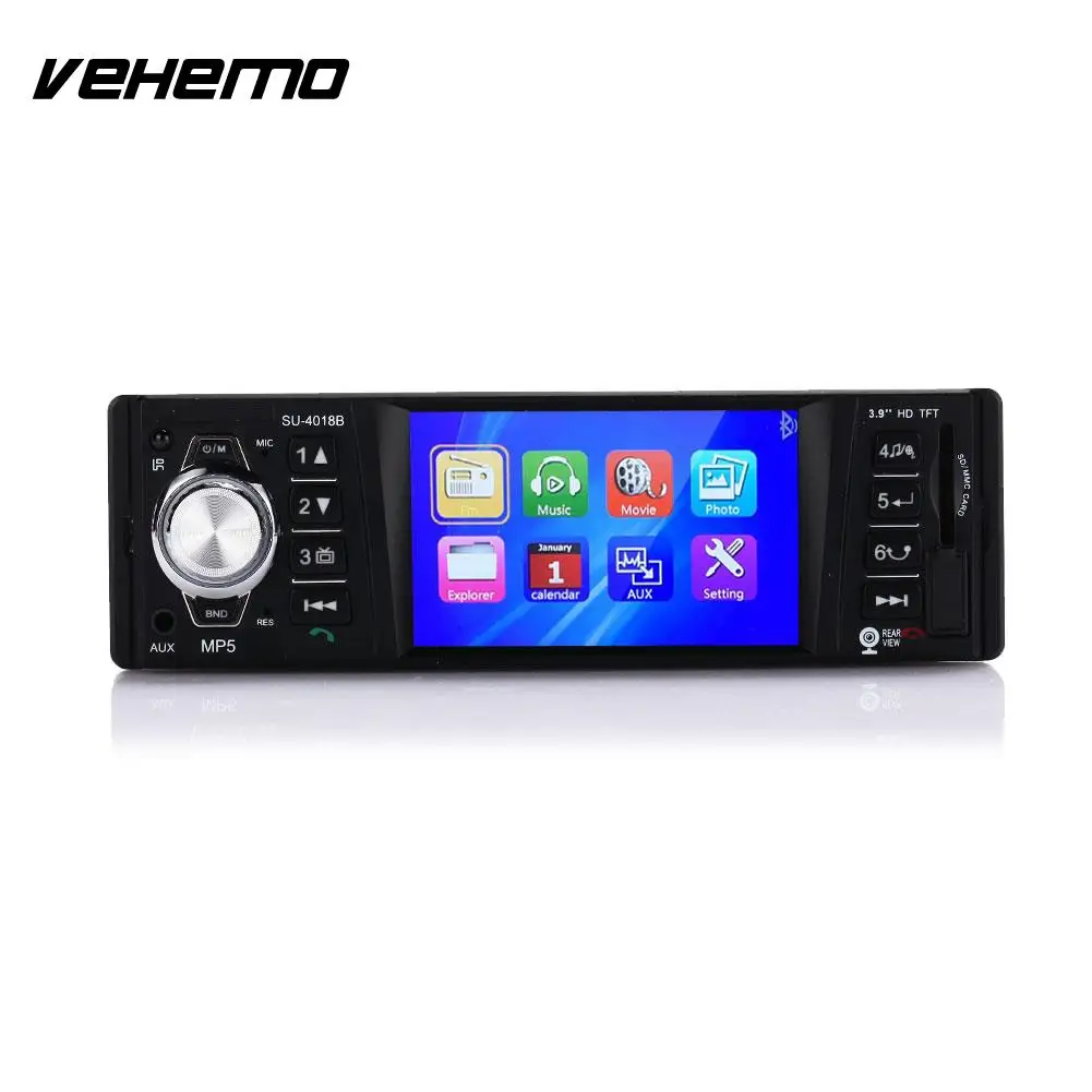 

Car Video Player MP5 Player Smart Car MP5 Stereoscopic Sound Effect Music Player Colourful Backlight 3.9 Inch Premium