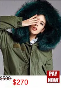 Sale New Collection Long version White pure color Faux fur liner Jacket Raccoon fur White big size Collar Winter Jacket 5 Sale New Collection Long version White pure color Faux fur liner Jacket Raccoon fur White big size Collar Winter Jacket 5