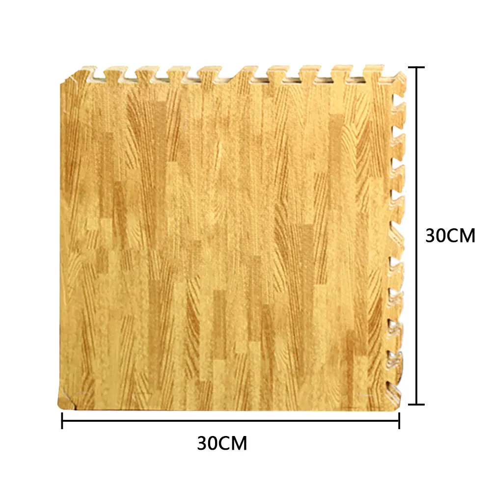Модернизация свет Цветные коврики для головоломки коврики дома для напольный коврик для упражнений пол коврики детская спальня имитация дерева пол