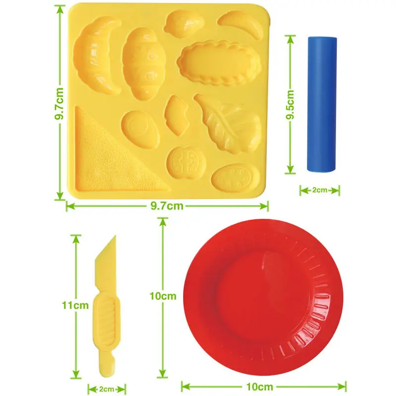 3D разноцветный Пластилин глиняная заготовка для пластилина костюм родитель-ребенок интерактивные игрушки сэндвич набор пресс-форм интеллектуальная игрушка