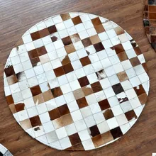 Модный художественный ковер Натуральная воловья кожа коврик для бассейна