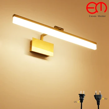 

LED mirror lamp with plug bathroom wall light minimalist mordern moisture proof mirror light mirror cabinet wall lamp RML0044