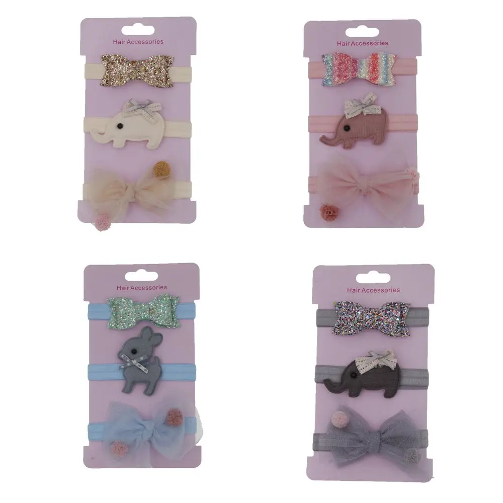 

Повязка на голову для новорожденных, 3 шт./лот