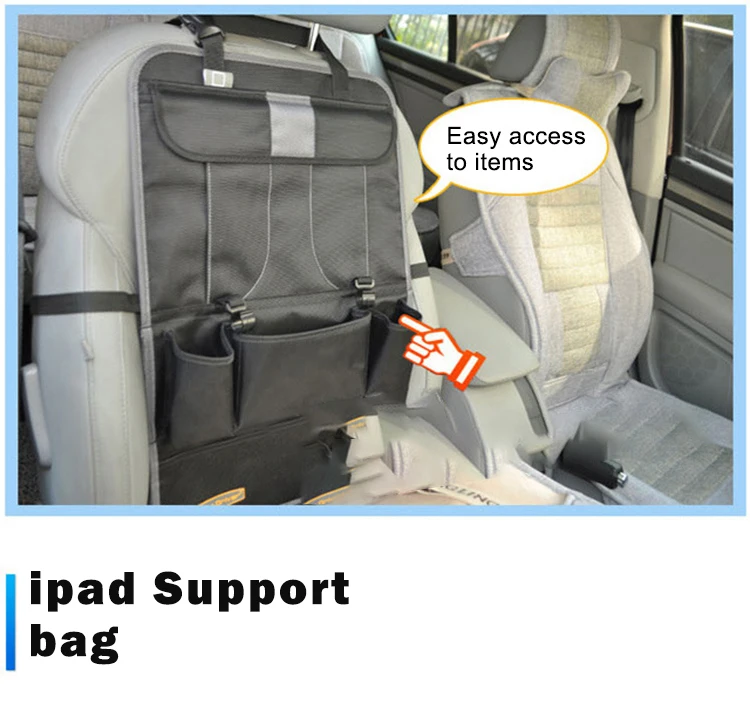 Детская автомобильная сумка для хранения, многофункциональная детская автомобильная сумка для сиденья, держатель на заднее сиденье, мульти-контейнер с карманами, карман на заднее сиденье