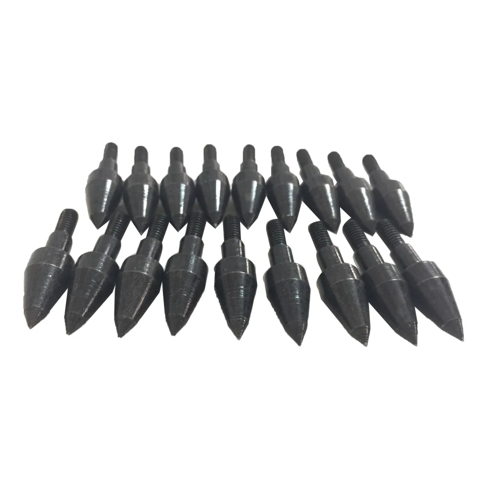 12PK Archery hunting crossbow arrow tips arrow points black color OD 7