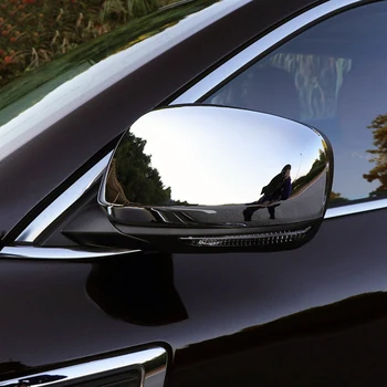 

Car-styling accessories Rear View Side Door Mirror Cover Cap Decor Trim ABS Chrome 2pcs For Renault Kadjar 2015-2017