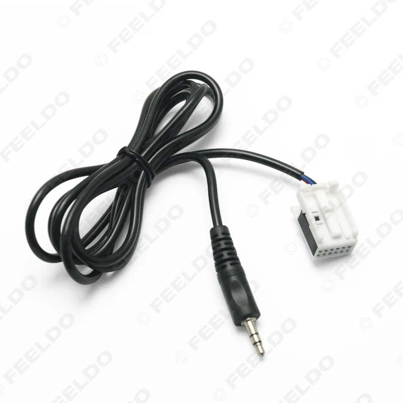Автомобильный стереоаудиокабель FEELDO 3 5 мм AUX адаптер для Volkswagen Polo/Golf/Seat Ibiza OEM Radio