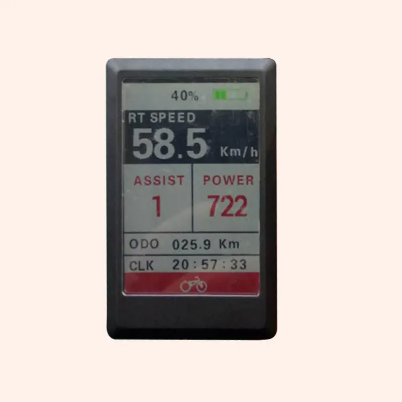 

Colourful LCD screen display meter for Ebike electric bicycle electric bike scooter