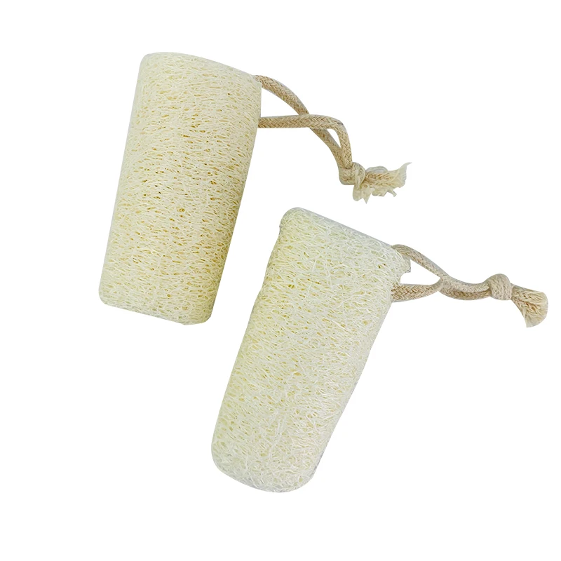 

2 Pieces Natural Loofah Bath Shower Sponge Spa Body Scrubber Horniness Remover Bathing Massage Sponge