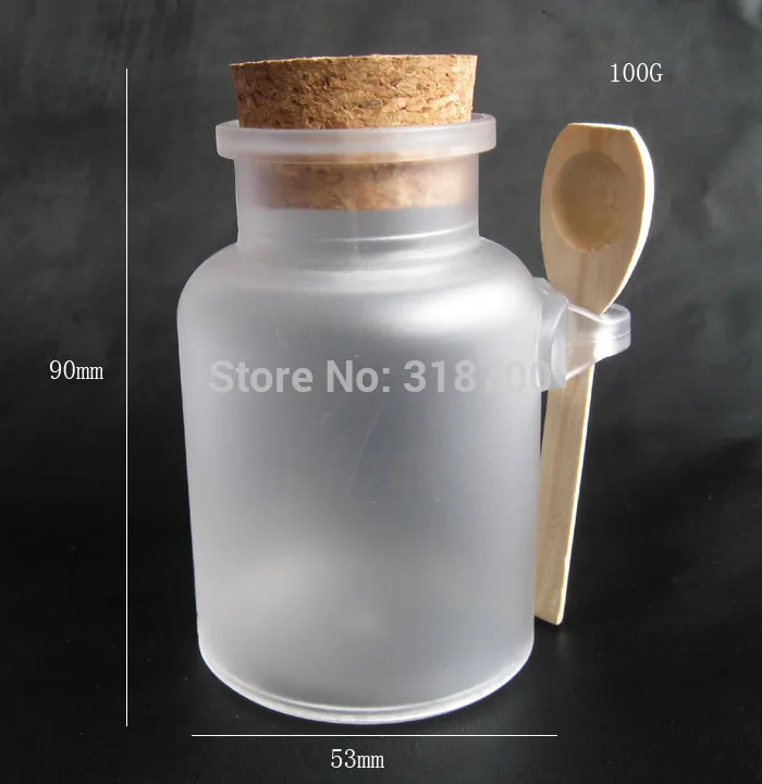24 x 100g bath salt ABS Bottle, 100ml powder plastic bottle, bath salt
