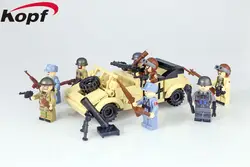 DLP30205 строительные блоки нападение автомобиля пистолет воин военный войны фигурки героев сборные кирпичи Обучающие игрушки подарок для