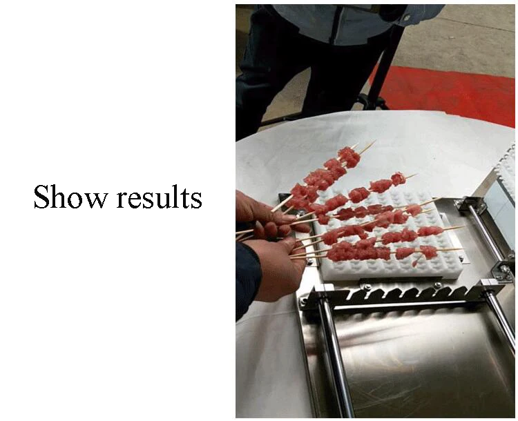 Баранины шпажки носить струнную машину автоматический кебаб-станок коммерческая машина для приготовления кебаба ручная машина для резки мяса