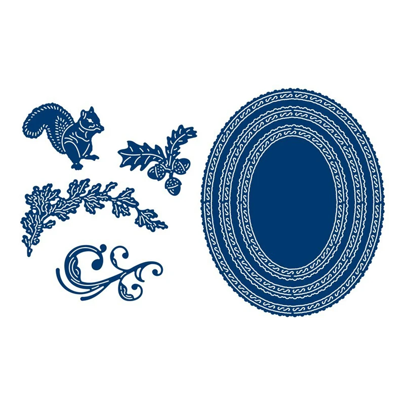 

Squirrel Metal Dies Cutting Dies Scrapbooking Embossing Dies Cut Stencils Cards Craft Dies for New 2019