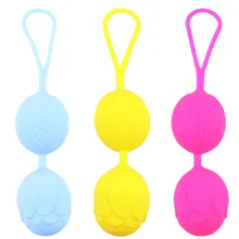 100% Silicone Balls Vibrator Kegel Ball Ben Vagina Exercise Machine Sex Toy for Women Vaginal Ball Female Vaginal Tight Exercise