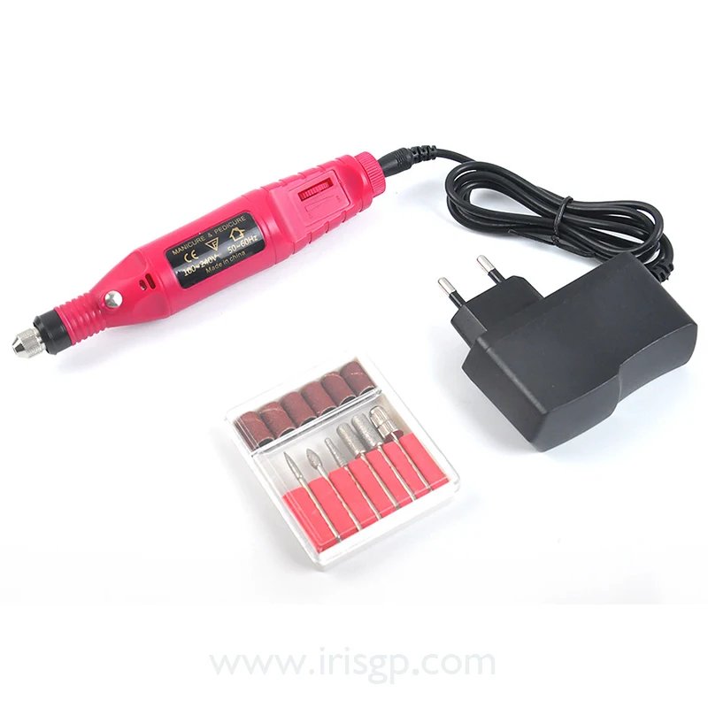 

Nail Art Beauty 6 Bits Nail Nursing Kit Portable Electric Pedicure and Manicure Nail Polish Machine Nail Drill Pen