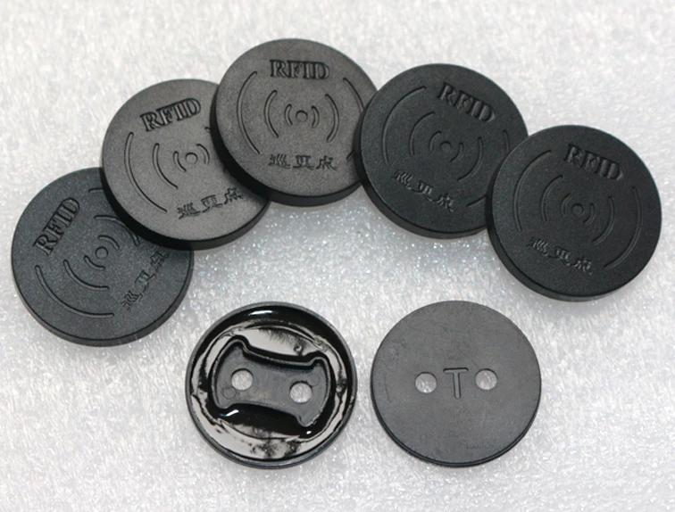 

Diameter 30mm ID double hole patrol tag TK4100 patrol point EM4100 inspection tags
