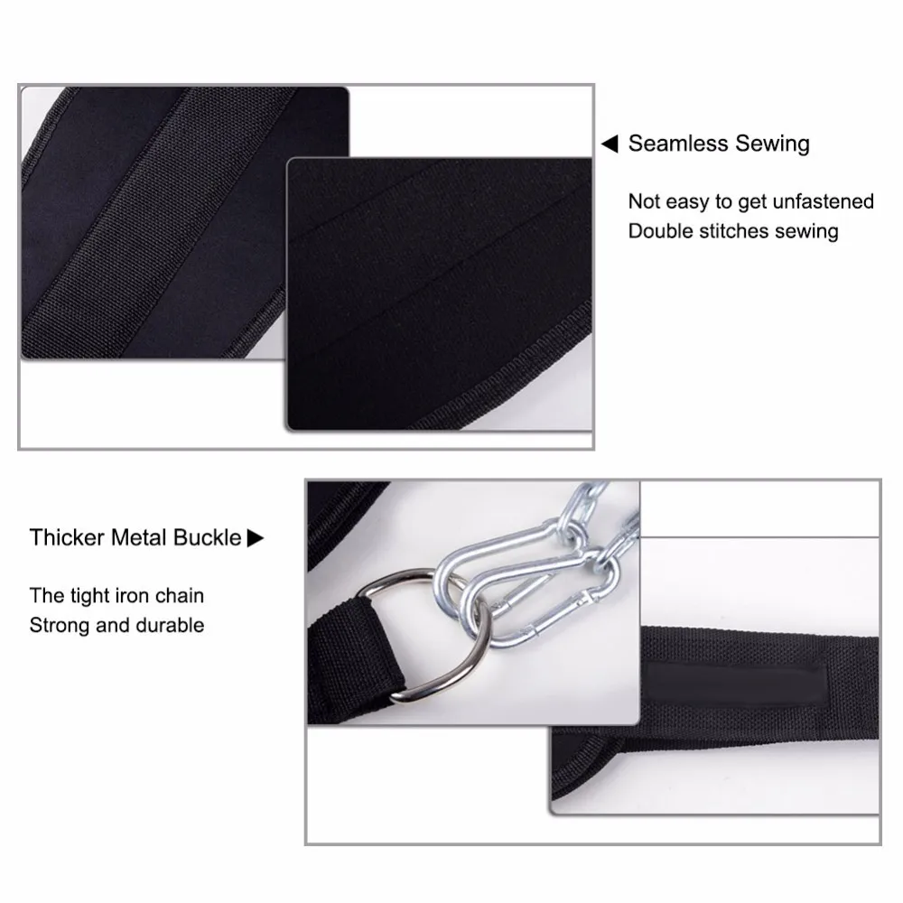 Fitness Equipments Dip Belt Weight Lifting Gym Body Waist Strength Training Power Building Dipping Chain Pull Up Fitness Equipments Dip Belt Weight Lifting Gym Body Waist Strength Training Power Building Dipping Chain Pull Up