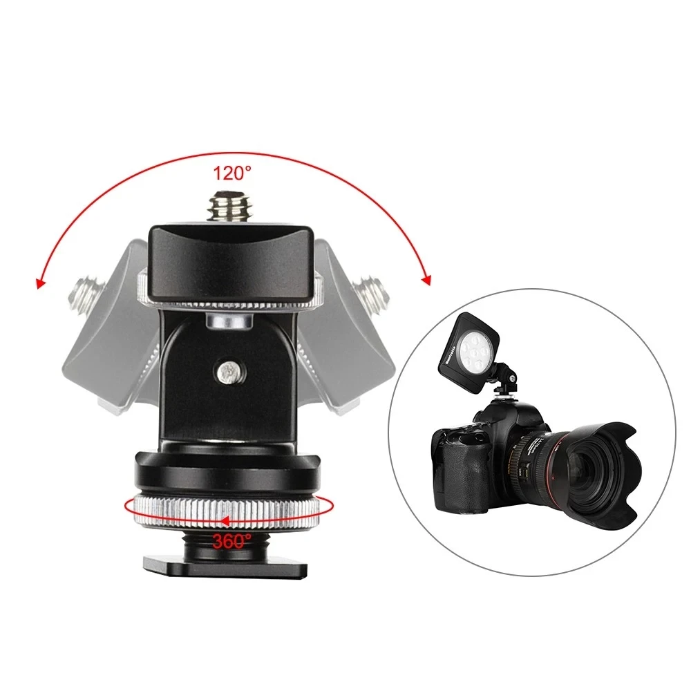 176 Degree Upper Rotation 360 Degree for DSLR