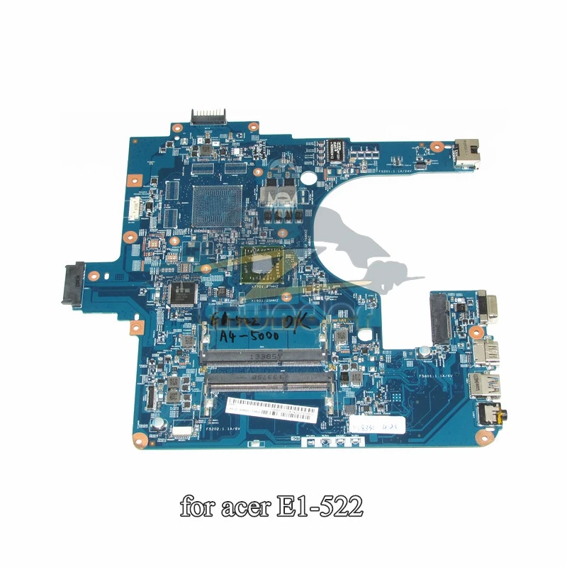 

NOKOTION NB.M8111.00K NBM811100K 48.4ZK15.03M for acer E1-522 for gateway ne522 laptop motherboard A4-5000 CPU DDR3