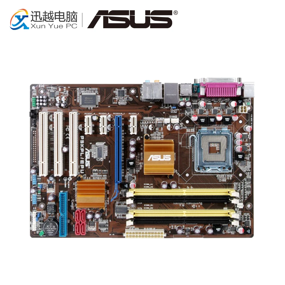 

Asus P5KPL/EPU Desktop Motherboard G31 Socket LGA 775 For Core 2 Extreme DDR2 4G SATA2 USB2.0 ATX Original Used Mainboard