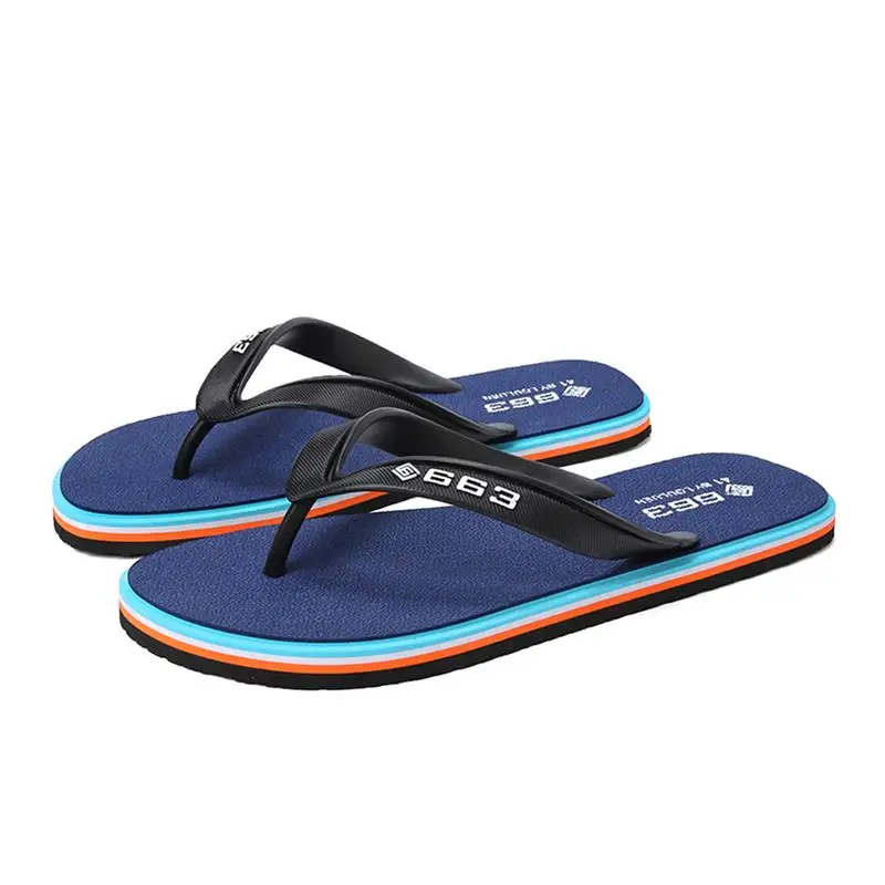 Женские сандалии на плоской подошве сандалии Повседневное мужские шлепанцы, обувь удобные летние пляжные Sapatos Hembre sapatenis masculino - Цвет: blue
