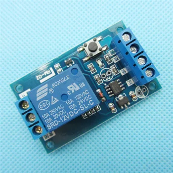 

12V Bond Bistable Relay Module Car Modification Switch One Key Start and Stop the Self-Locking