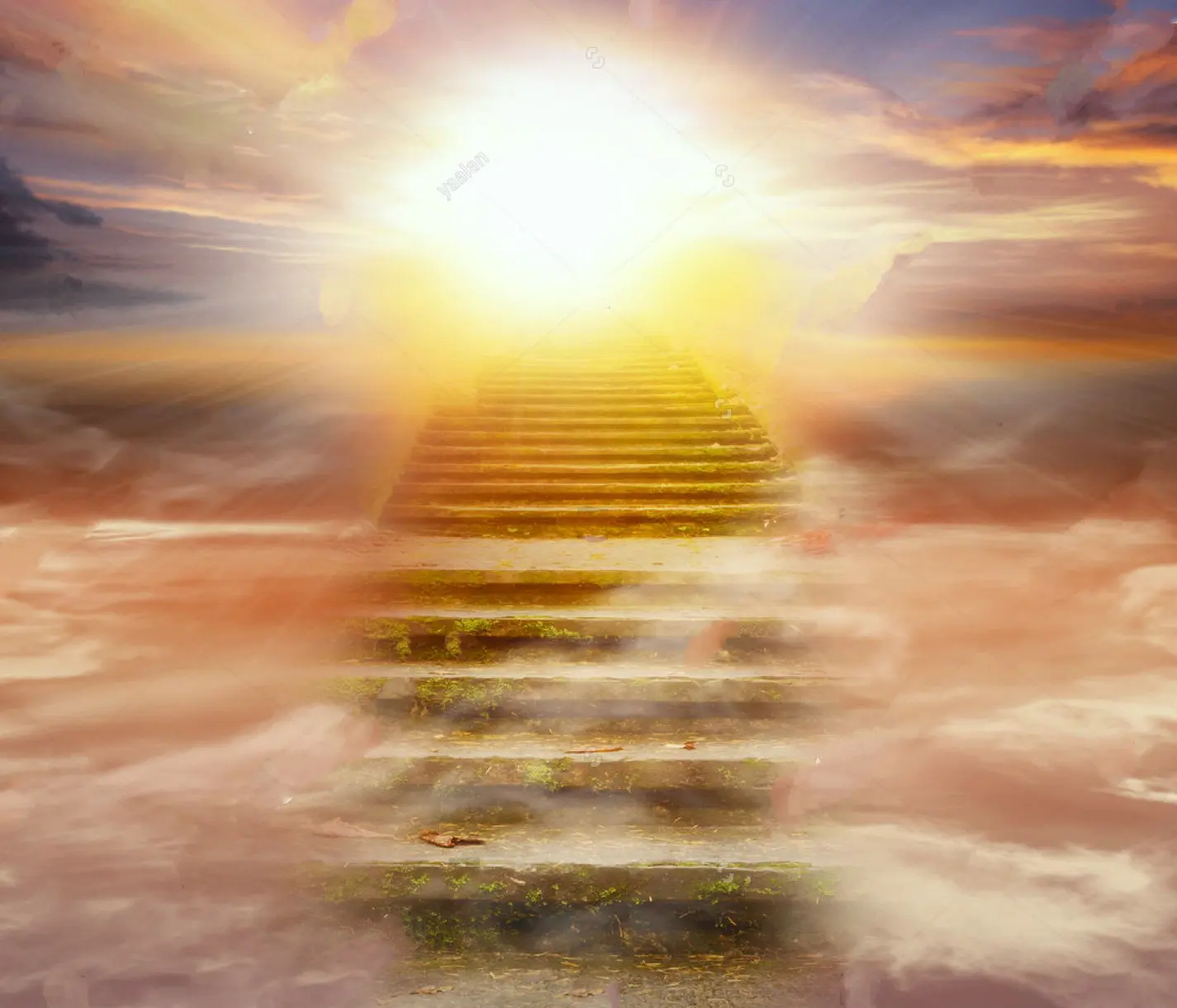 Heaven Heavenly Light Dark Sky Staircase Religion Background High Quality  Computer Print Wall Backdrop - Backgrounds - AliExpress