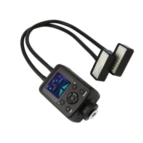 

36LED 5600k Camera Macro Flashes Speedlite Metal Hose Arbitrary LCD Display Micro Flash Camera Accessories Free Shipping