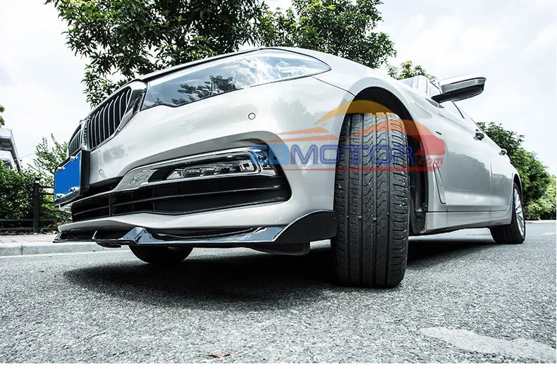 Real Carbon Fiber front lip spoiler fot BMW G30 standard model 2018UP 3