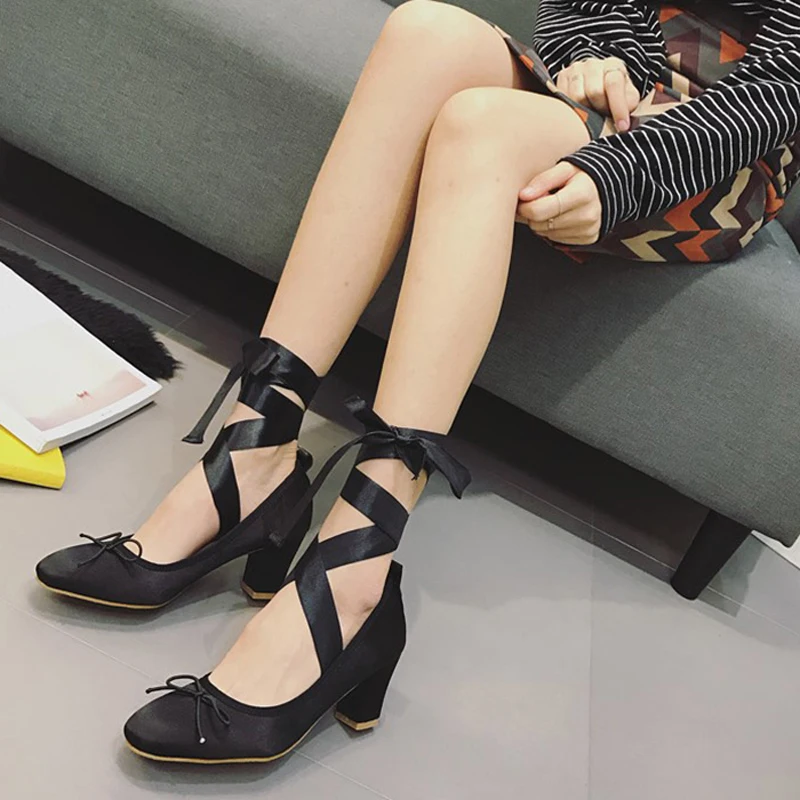 ballet shoes with ribbon laces