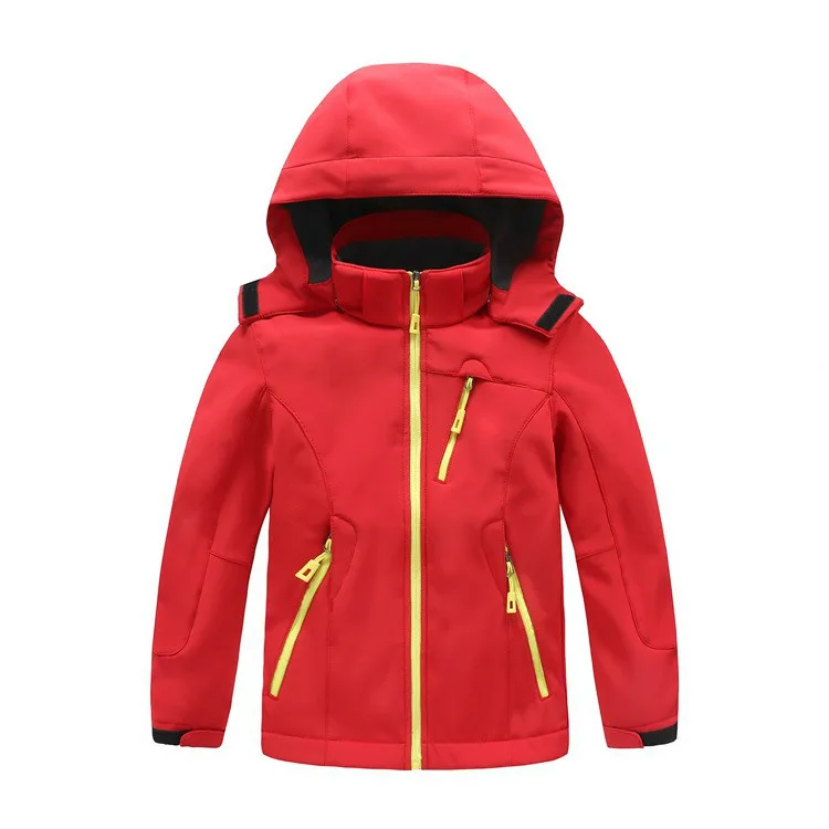 

Children's stormtrot clothing with thickened soft shell clothing waterproof breathable outdoor clothing for boys and girls