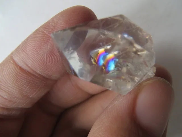 Суперпрозрачный кварцевый кристалл 50ct AAA яркие радуги + бесплатная доставка|diamond