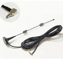 3g antena de cable de extensión 3 m rg174 crc9 conector $ number dbi de alta ganancia de 3g módem huawei e156 e160 e169
