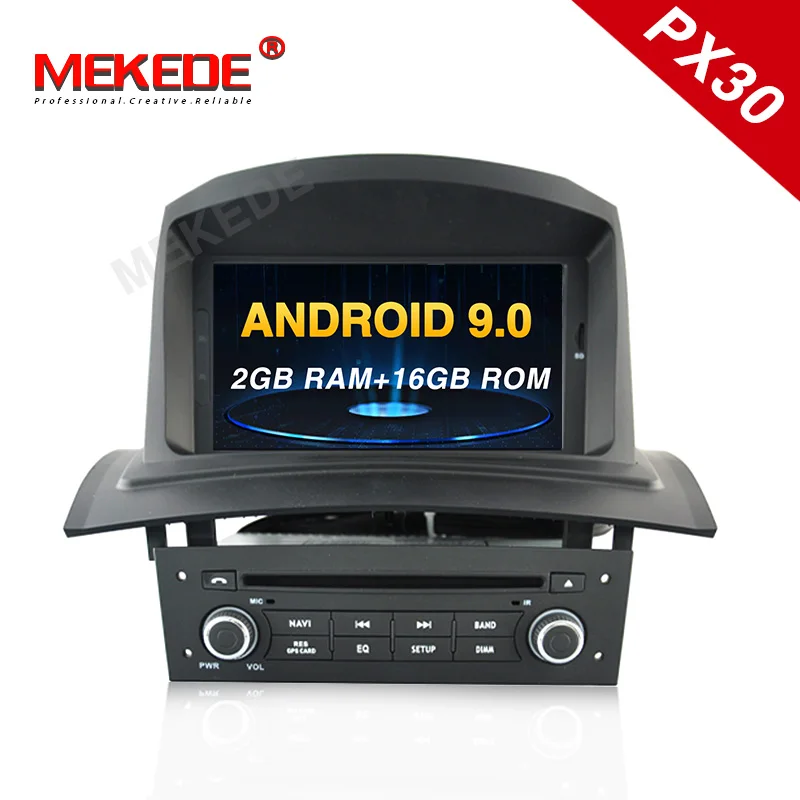 

MEKEDE Android 9.0 Quad core Car Multimedia DVD Player for Megane II Fluence Megane 2 2002-2008 with audio radio GPS BT