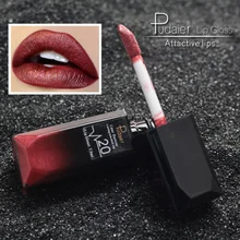 Pudaier 21 Цвета металлик Жидкий блеск для губ Водонепроницаемый Matte Lip золото 24 часа Долгое бархат помада макияж косметика